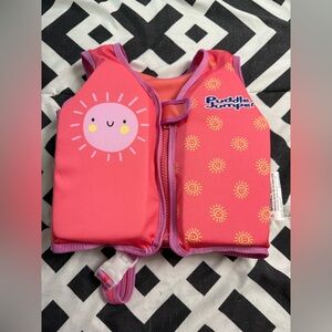 Puddle Jumper Kids Swim Vest - Sunburst Pink